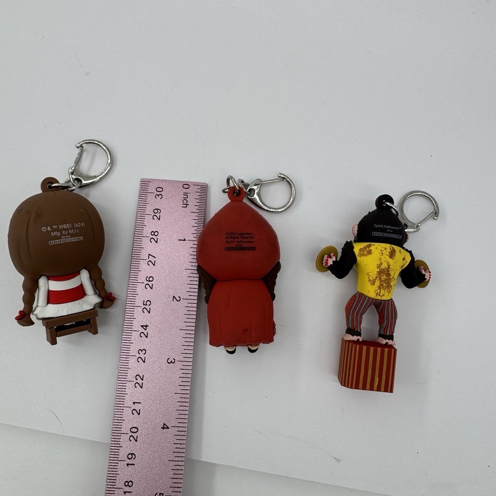 Halloween Figural Bag Clip Keychain Lot Spirit Monty Annabelle Laurie Horror - Picture 5 of 9